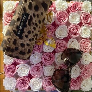 Dolce & Gabbana Animal Print Sunglasses Case